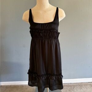 Elegant Black Sleeveless Dress